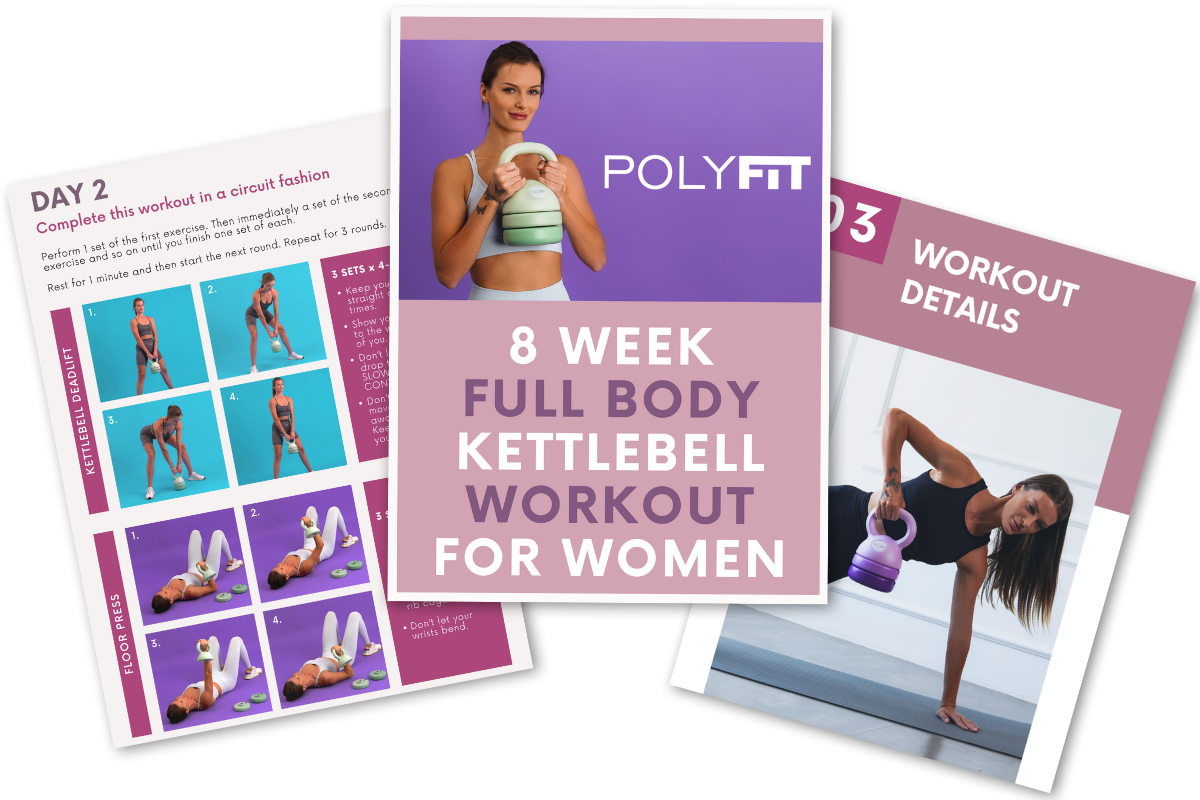 8 Week Full Body Kettlebell Workout for Women (PDF) – Polyfit