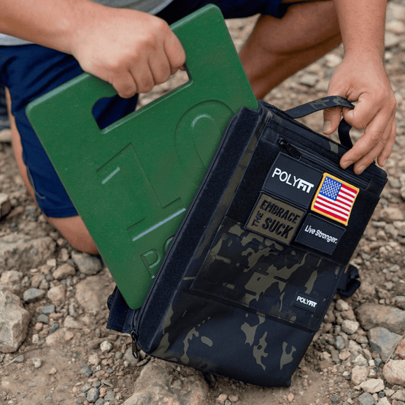 Polyfit Rucking Weight Plate - 10 x 12 in Cast Iron Plate